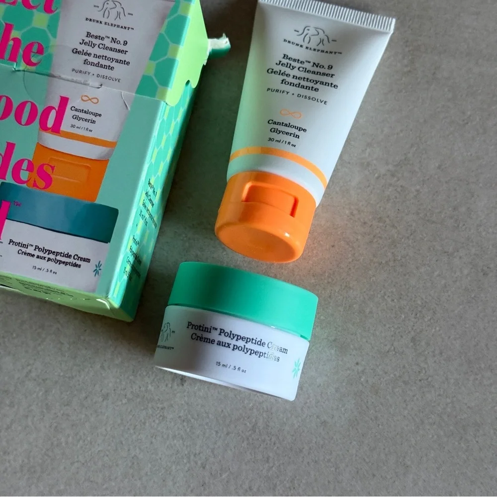 Drunk Elephant Let The Good Tides Roll Cleanser + Protini Cream Duo - Picture 3 of 5